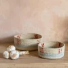 Graham & Green Household Storage<Set of Two Threaded Seagrass Basket