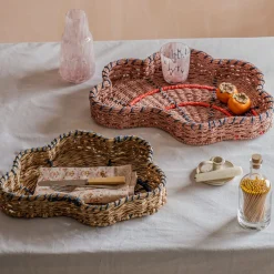 Graham & Green Decorative Accessories|Household Storage<Set of Two Woven Shell Trays