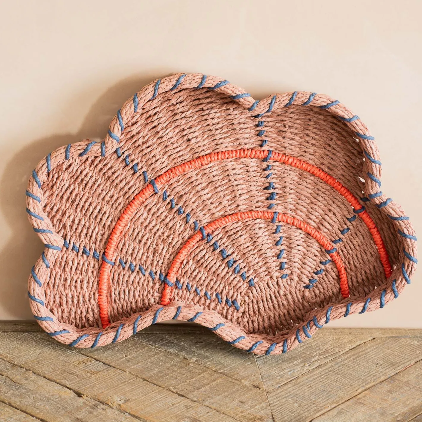 Graham & Green Decorative Accessories|Household Storage<Set of Two Woven Shell Trays