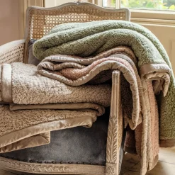 Graham & Green Sofa Throws|Throws & Blankets<Sherpa Throw Pistachio