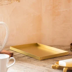 Graham & Green Kitchen Accessories<Short Gold Dish Rack