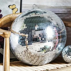 Graham & Green Decorative Accessories<Silver Disco Ball 40cm