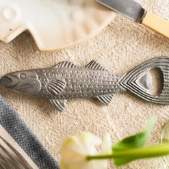 Graham & Green Outdoor Dining|Barware<Silver Fish Bottle Opener