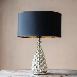 Graham & Green Table Lamps<Silver Grape Bubble Table Lamp