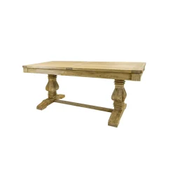 Graham & Green Dining Tables<Single Column Reclaimed Elm 12 Seater Extendable Table
