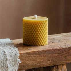 Graham & Green Candle Holders & Candles<Small Beeswax Pillar Candle