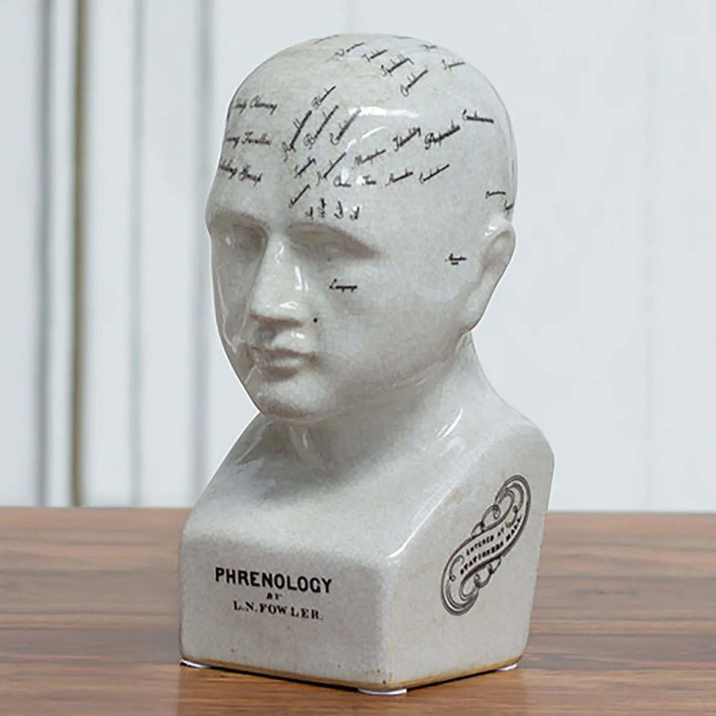 Graham & Green Decorative Accessories<Small Ceramic Phrenology Head