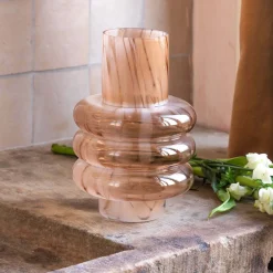 Graham & Green Vases & Plant Pots<Small Cinnie Brown Glass Vase