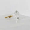 Graham & Green Knobs & Handles<Small Clear Glass Knob