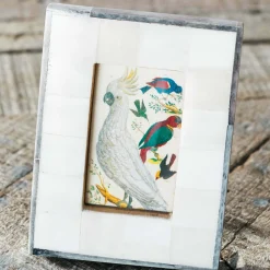 Graham & Green Photo Frames<Small Grey Lipping Bone Frame