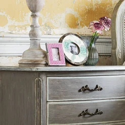 Graham & Green Photo Frames<Small Pink Bone Photo Frame