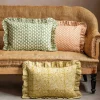 Graham & Green Sofa Cushions|Cushions<Small Rectangular Floral Block Printed Cushions