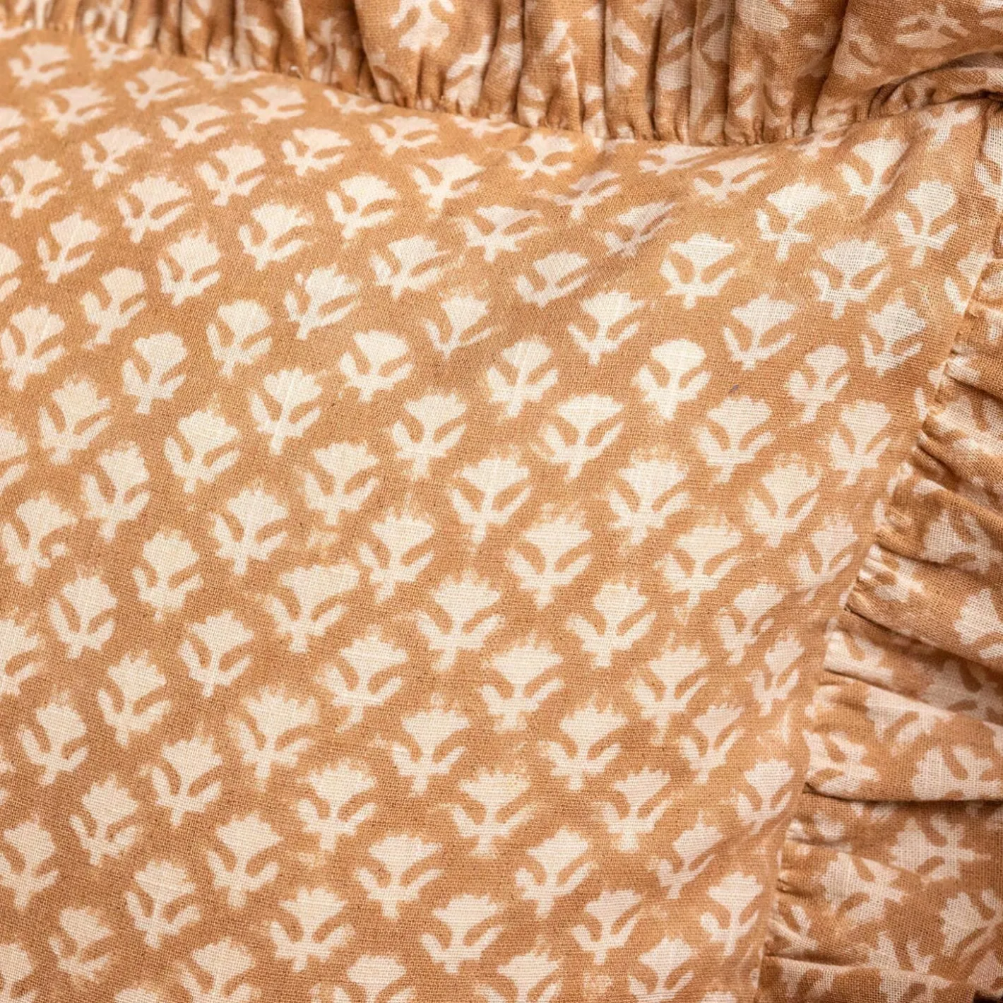 Graham & Green Sofa Cushions|Cushions<Small Rectangular Floral Block Printed Cushions