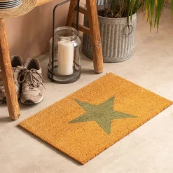 Graham & Green Doormats|Doormats<Small Rosemary Star Doormat
