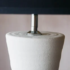 Graham & Green Table Lamps<Small White Cyrus Ceramic Lamp