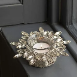 Graham & Green Candle Holders & Candles<Snowflake Tealight Holder