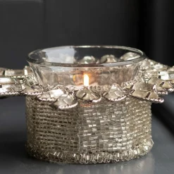 Graham & Green Candle Holders & Candles<Snowflake Tealight Holder