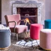 Graham & Green Footstools|Footstools<Sofia Velvet Stools