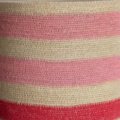 Graham & Green Household Storage<Soro Pink Stripe Basket