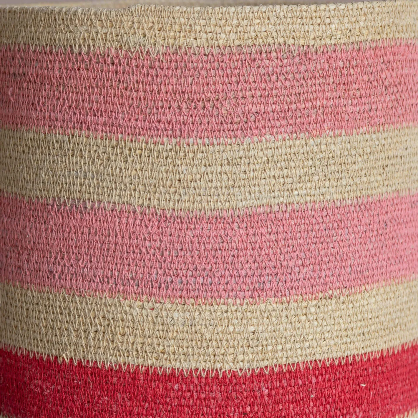 Graham & Green Household Storage<Soro Pink Stripe Basket