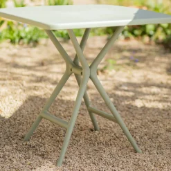 Graham & Green Garden Tables & Sets|Garden Tables & Sets<Square Moss Green Garden Dining Table