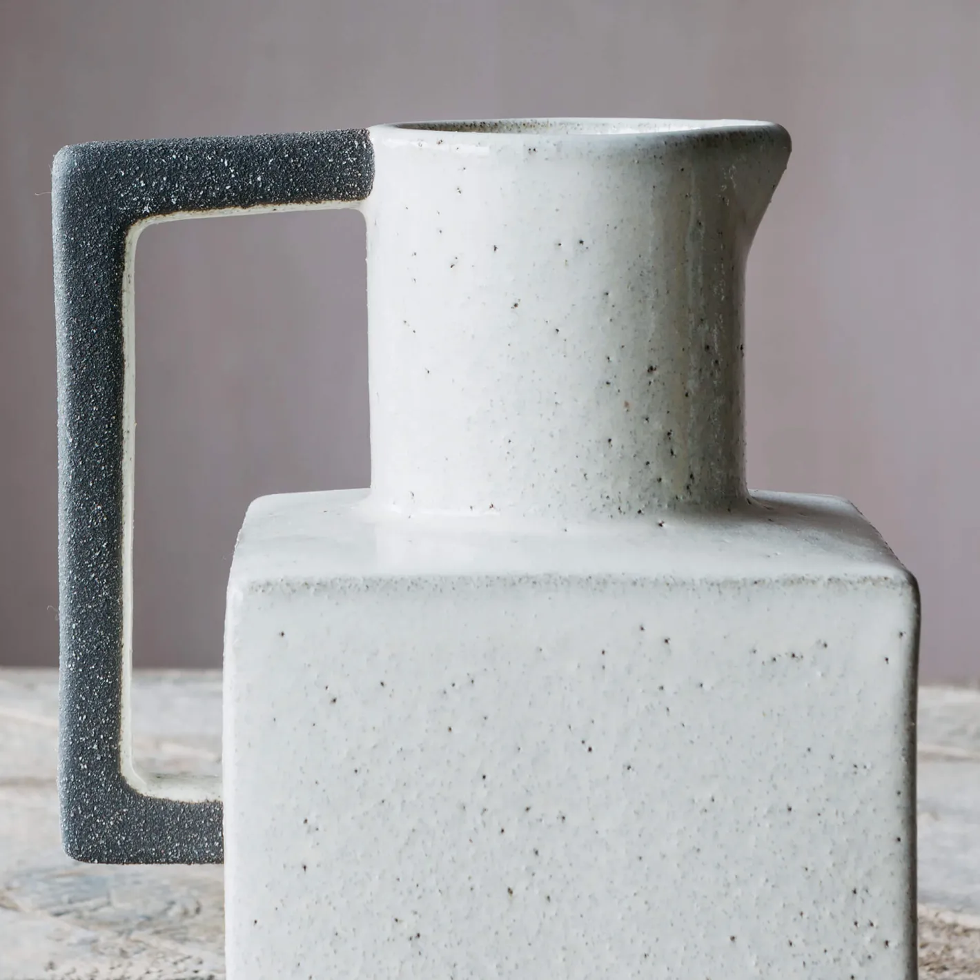 Graham & Green Vases & Plant Pots|Jugs & Carafes<Square Speckled Jug with Handle
