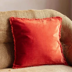 Graham & Green Sofa Cushions|Cushions<Square Stonewashed Velvet Cushions
