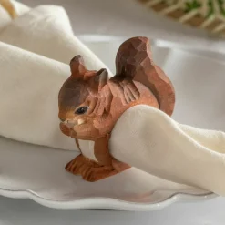 Graham & Green Table Cloths & Napkins|Table Cloths & Napkins<Squirrel Napkin Ring