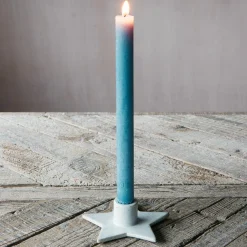 Graham & Green Candle Holders & Candles<Star Ceramic Candle Holder
