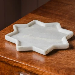 Graham & Green Jewellery Boxes & Trinket Trays<Star Marble Decorative Trinket Plate