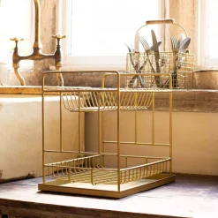 Graham & Green Kitchen Accessories<Tall Gold Dish Rack