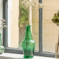 Graham & Green Vases & Plant Pots<Tall Green Recycled Glass Vase