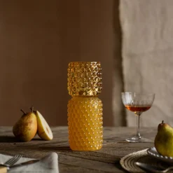 Graham & Green Candle Holders & Candles<Tall Yellow Stacked Bubble Tealight Holder