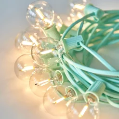 Graham & Green Garden Lights|Outdoor Lights<Teal Festoon Lights