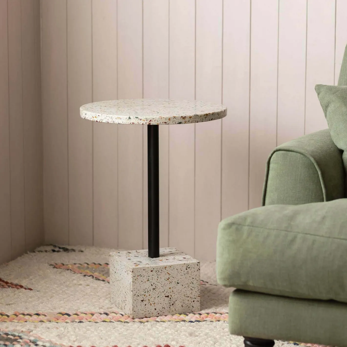 Graham & Green Side Tables<Terrazzo Marble Side Table