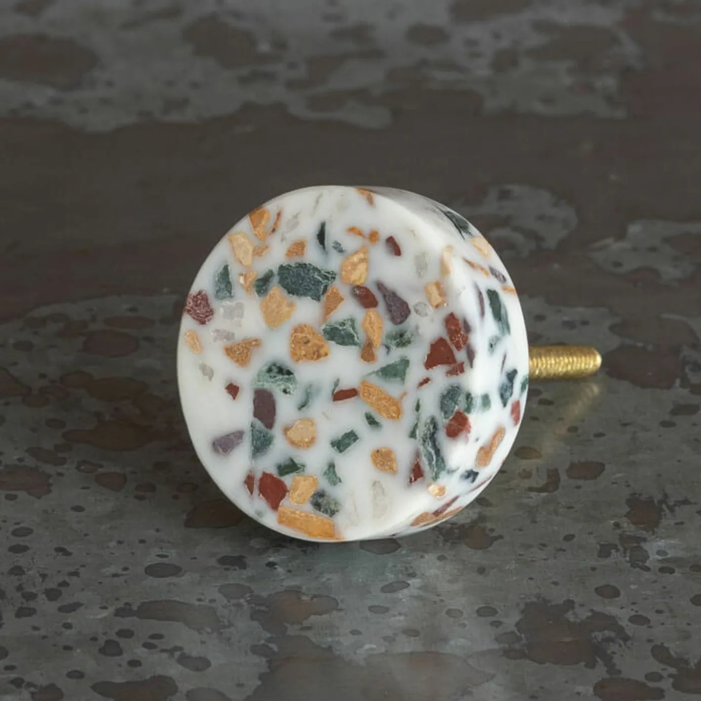 Graham & Green Knobs & Handles<Terrazzo Round Knob