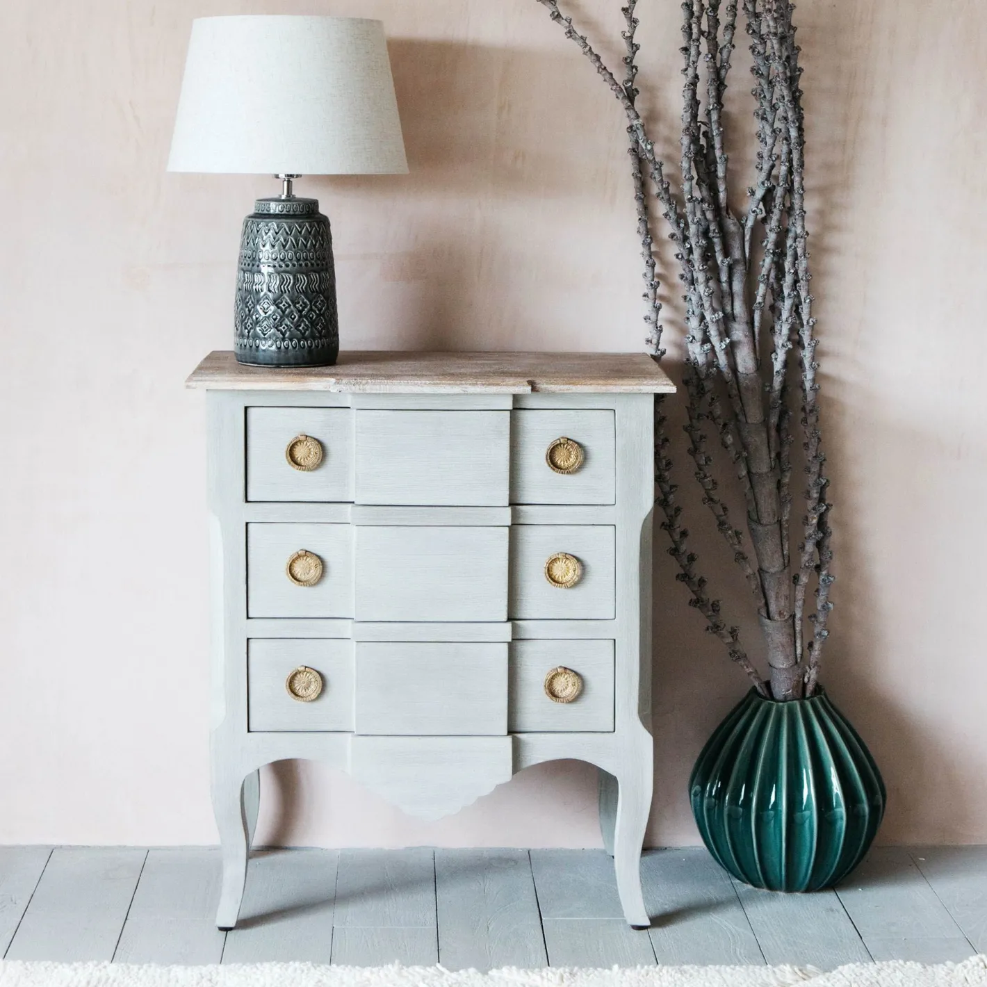 Graham & Green Chests Of Drawers|Chests Of Drawers<Three Drawer French Chest of Drawers