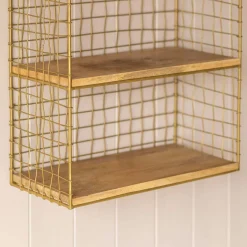 Graham & Green Shelves & Bookcases|Bathroom Accessories<Three Shelf Iron Wall Rack