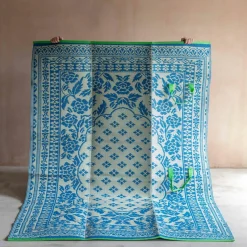 Graham & Green Outdoor Dining|Rugs & Runners<Tivoli Blue Recycled Picnic Blanket