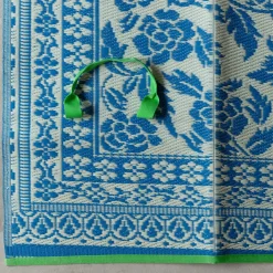 Graham & Green Outdoor Dining|Rugs & Runners<Tivoli Blue Recycled Picnic Blanket