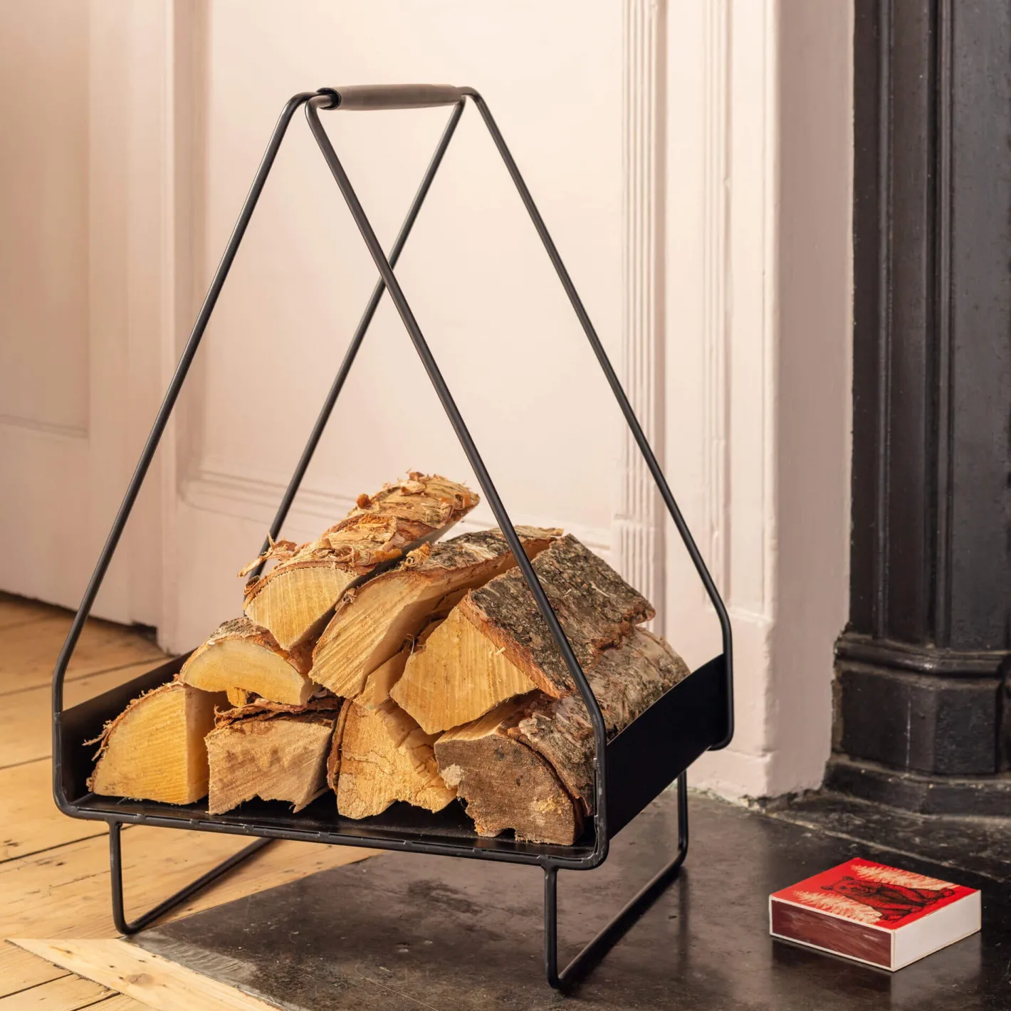 Graham & Green Fireside<Triangular Log Holder