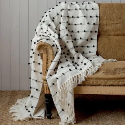 Graham & Green Sofa Throws|Throws & Blankets<Trinx Black and White Throw