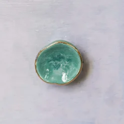 Graham & Green Knobs & Handles<Turquoise and Gold Mushroom Knob