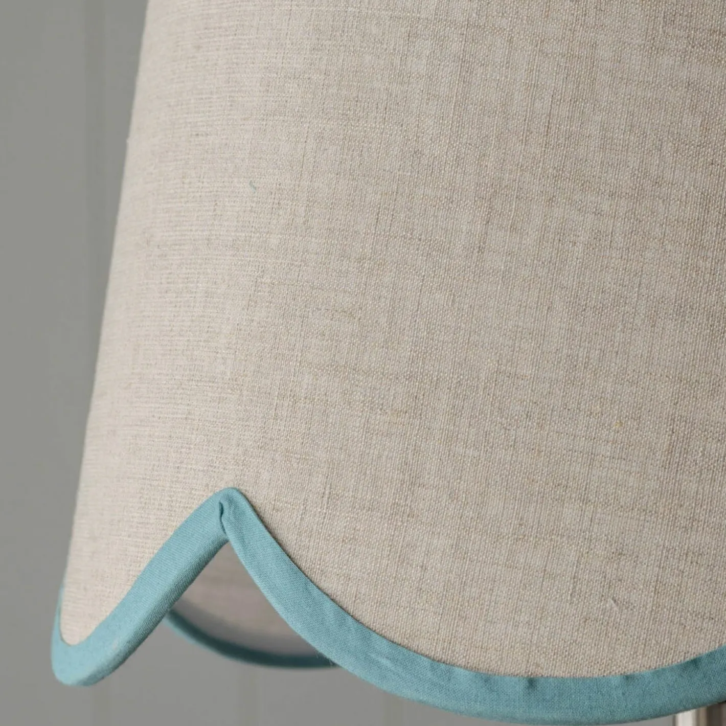 Graham & Green Lamp Shades<Turquoise Scallop Lamp Shades