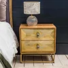 Graham & Green Bedside Tables<Umberto Brass Bedside Table