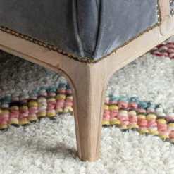 Graham & Green Armchairs<Valentin Blue Ikat Armchair