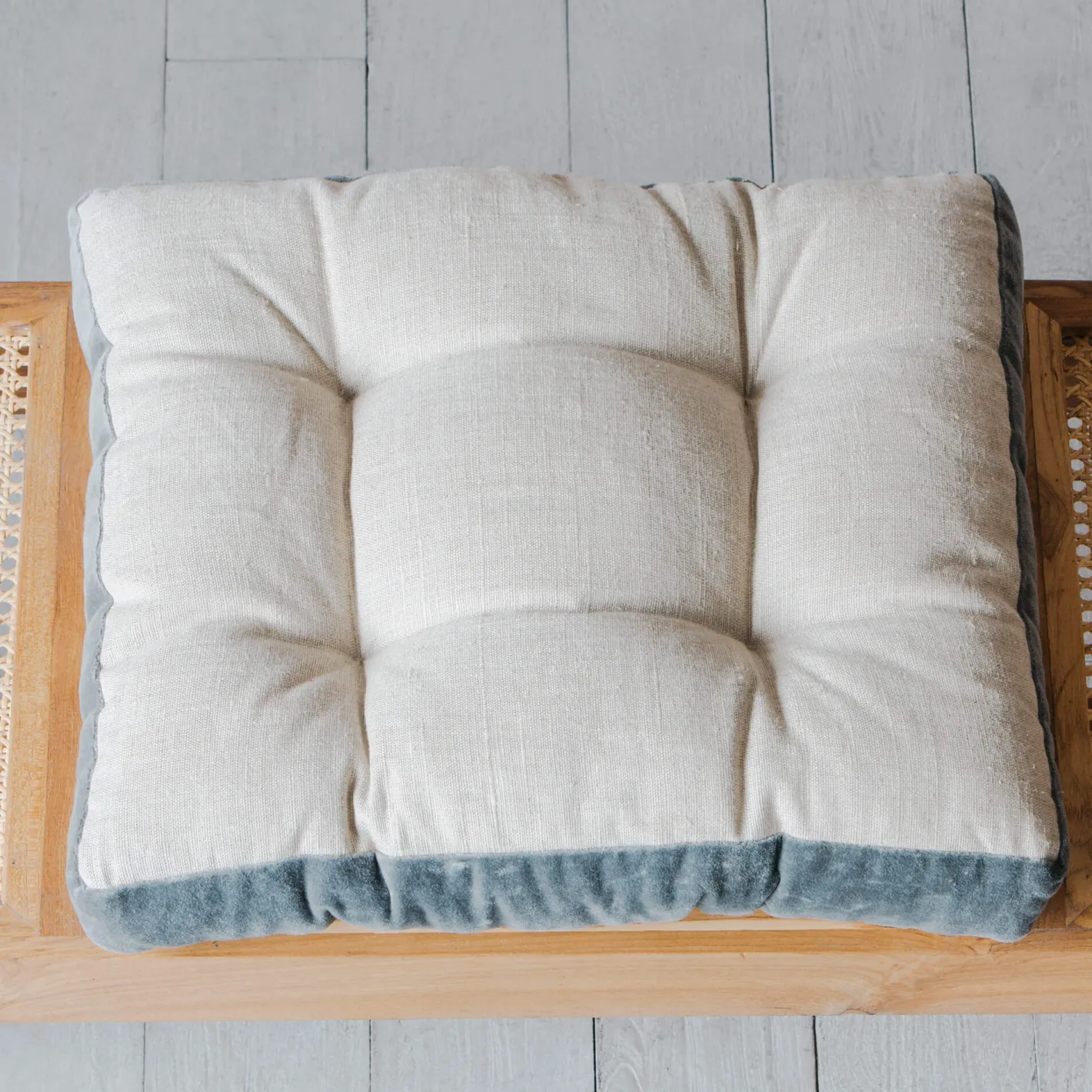 Graham & Green Seat Pads & Bed Rolls|Seat Pads & Bed Rolls<Velvet Border Seat Pads