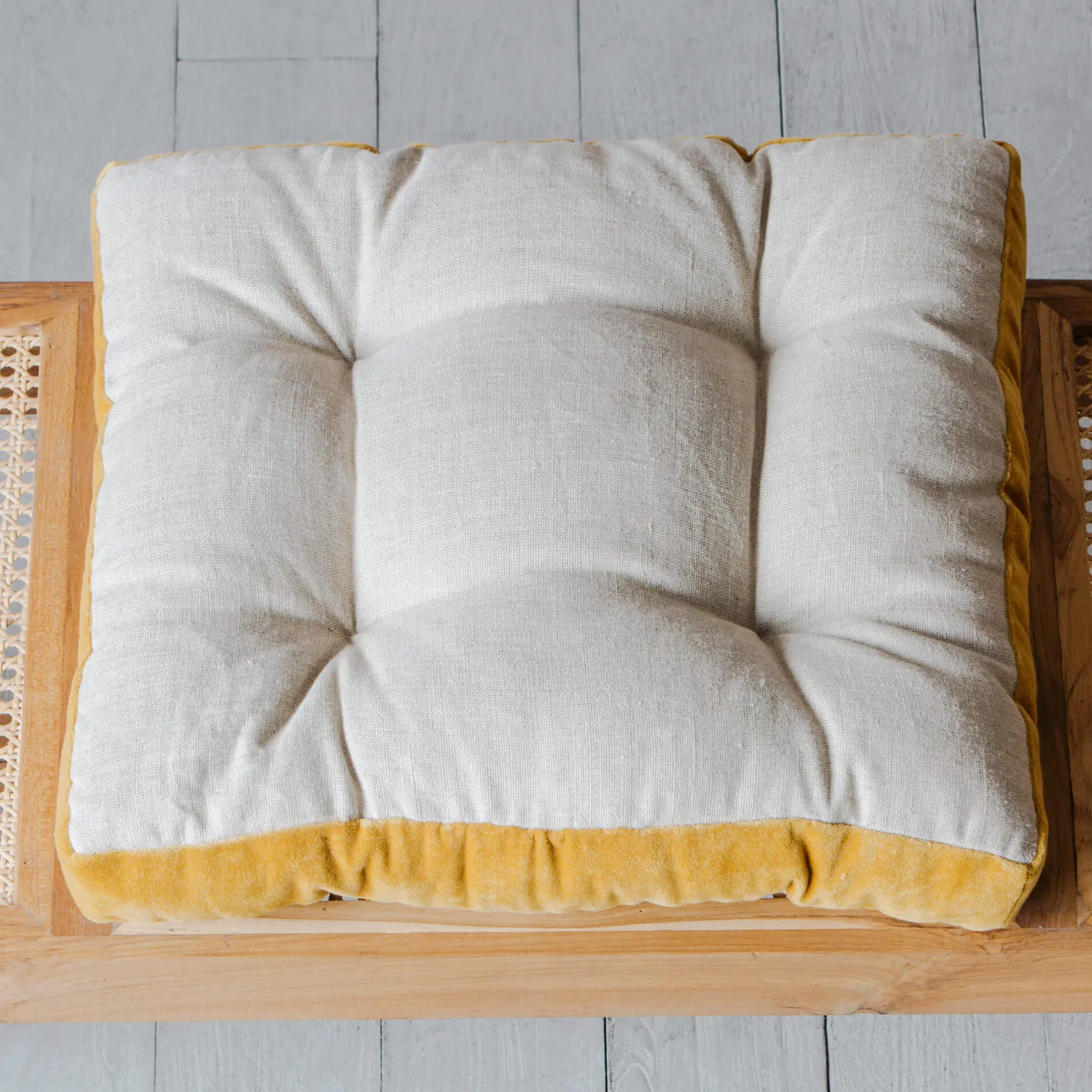 Graham & Green Seat Pads & Bed Rolls|Seat Pads & Bed Rolls<Velvet Border Seat Pads