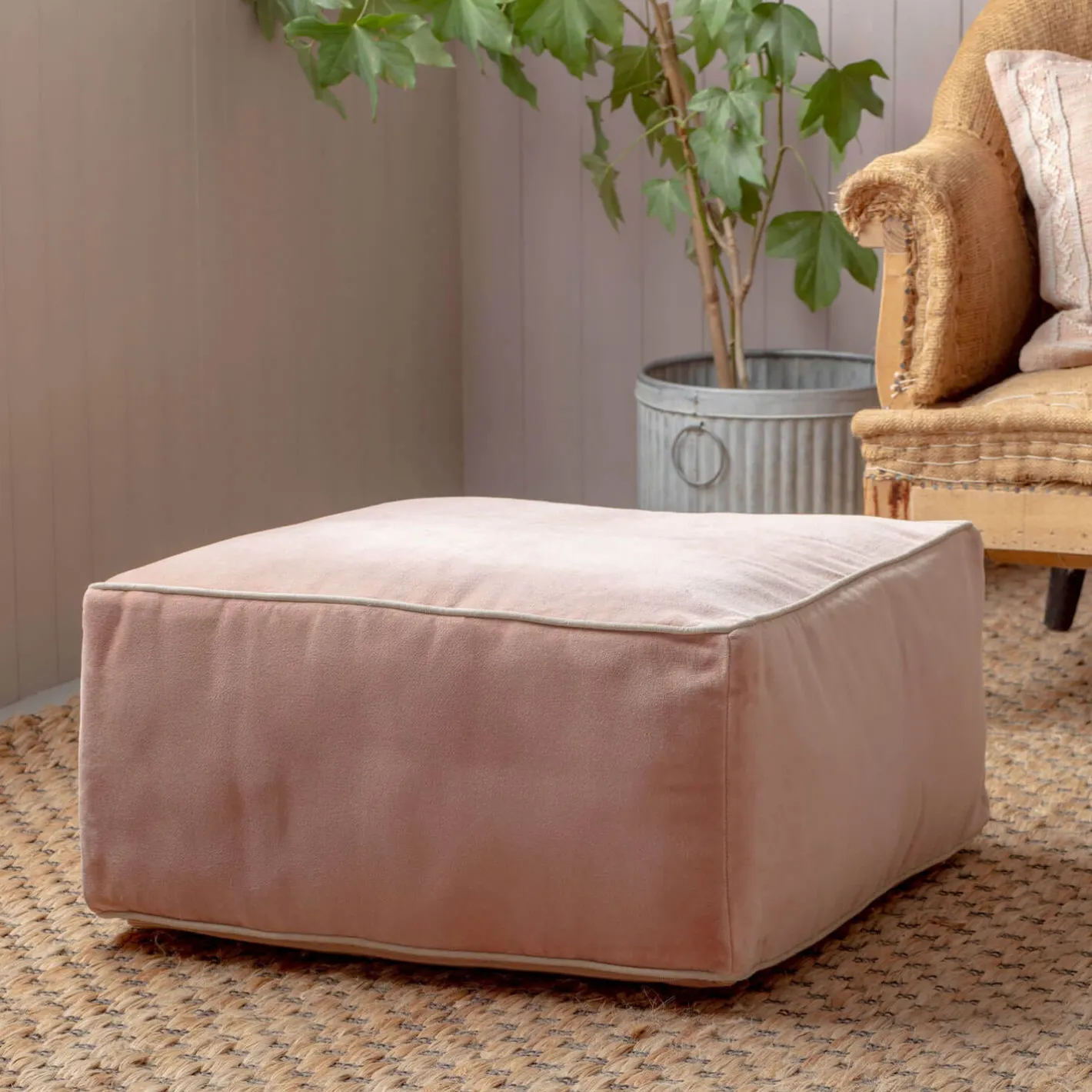Graham & Green Pouffes & Beanbags|Pouffes & Bean Bags<Velvet Pouffes
