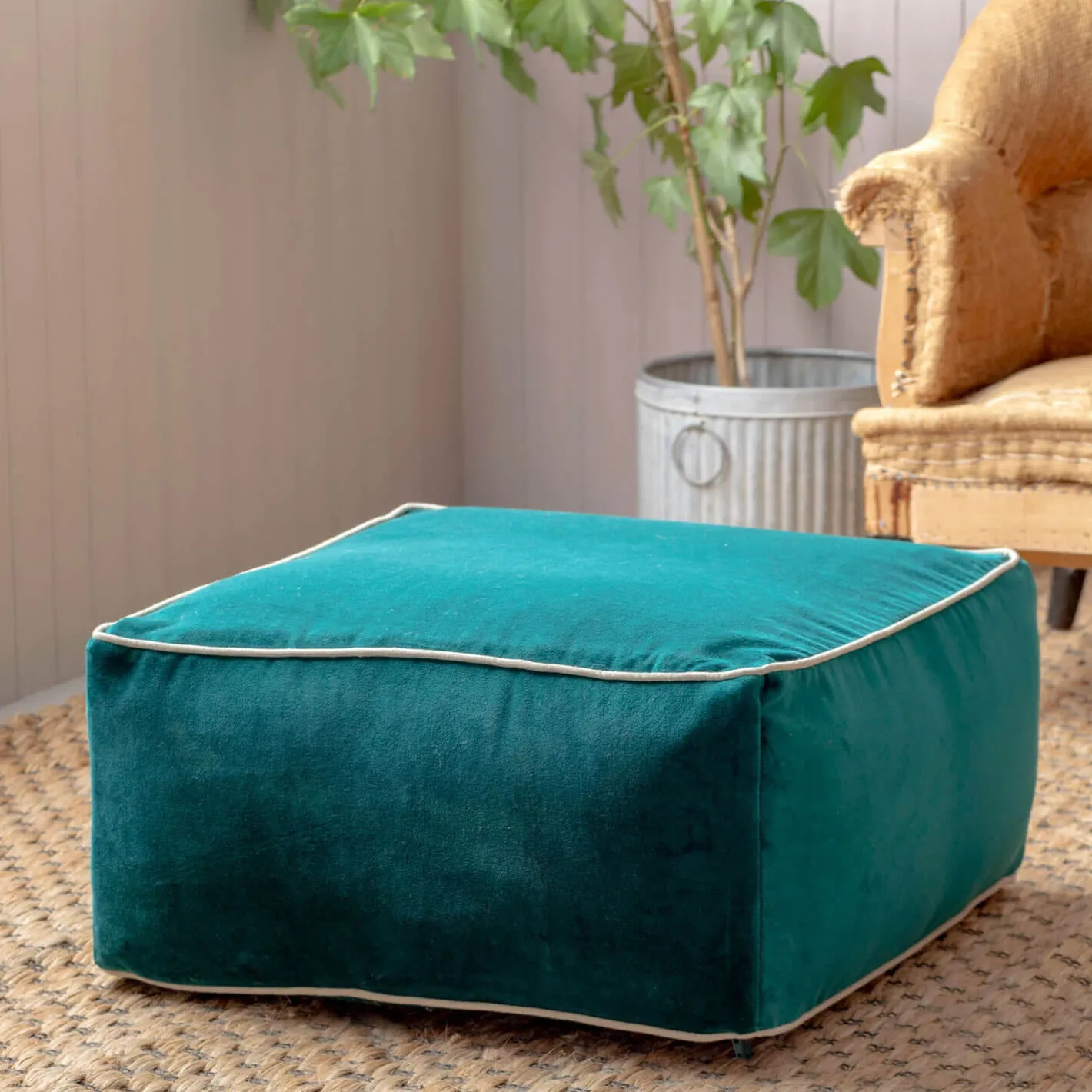 Graham & Green Pouffes & Beanbags|Pouffes & Bean Bags<Velvet Pouffes